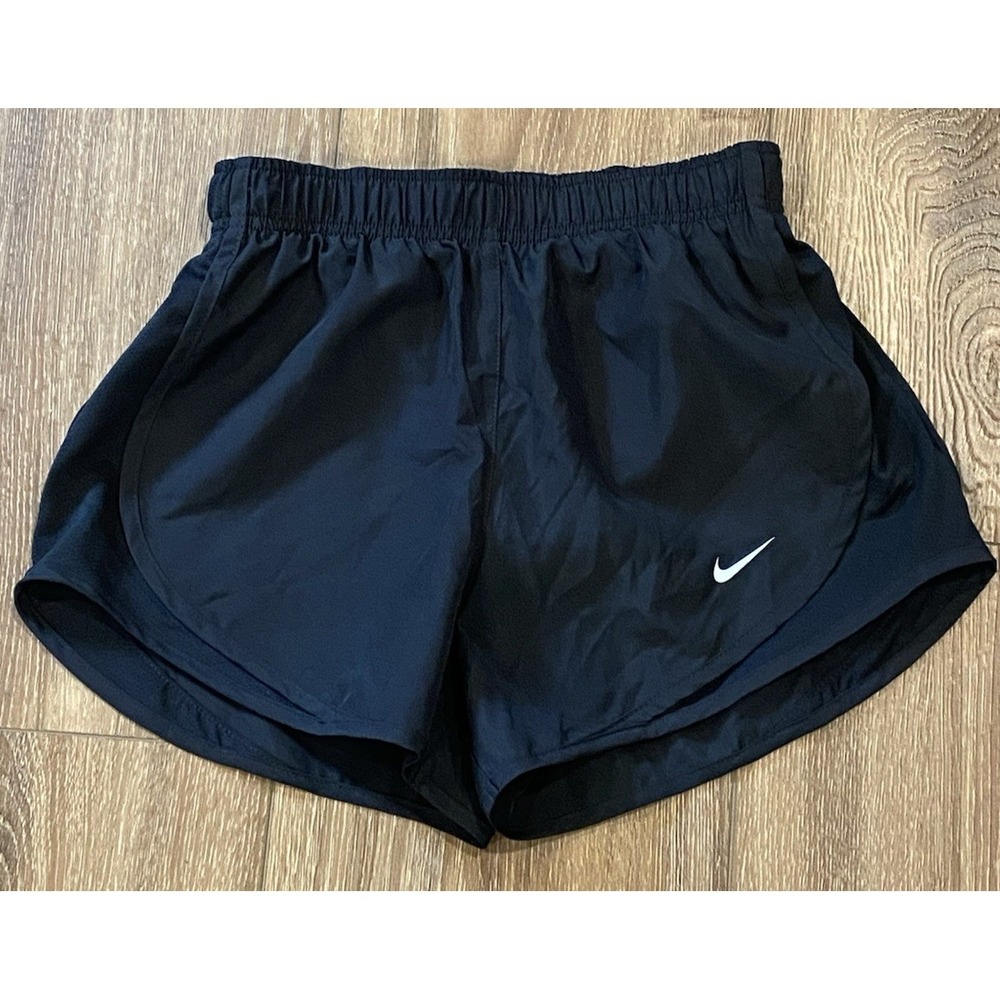 Nike Women's Dri-FIT Tempo Mid-Rise Brief-Lined Running Shorts Black X-Small NWT